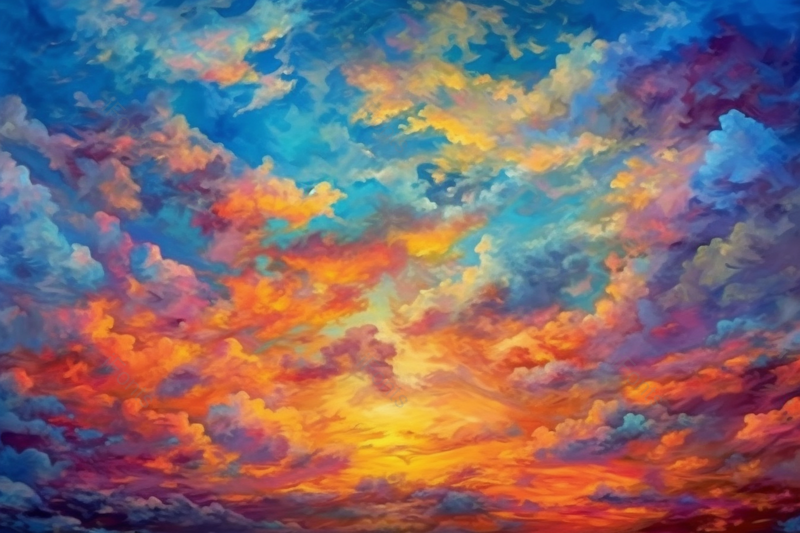 彩色云彩油画手绘艺术抽象背景插画,插画/手绘图,插画/手绘图库,插画/手绘图下载,插画/手绘